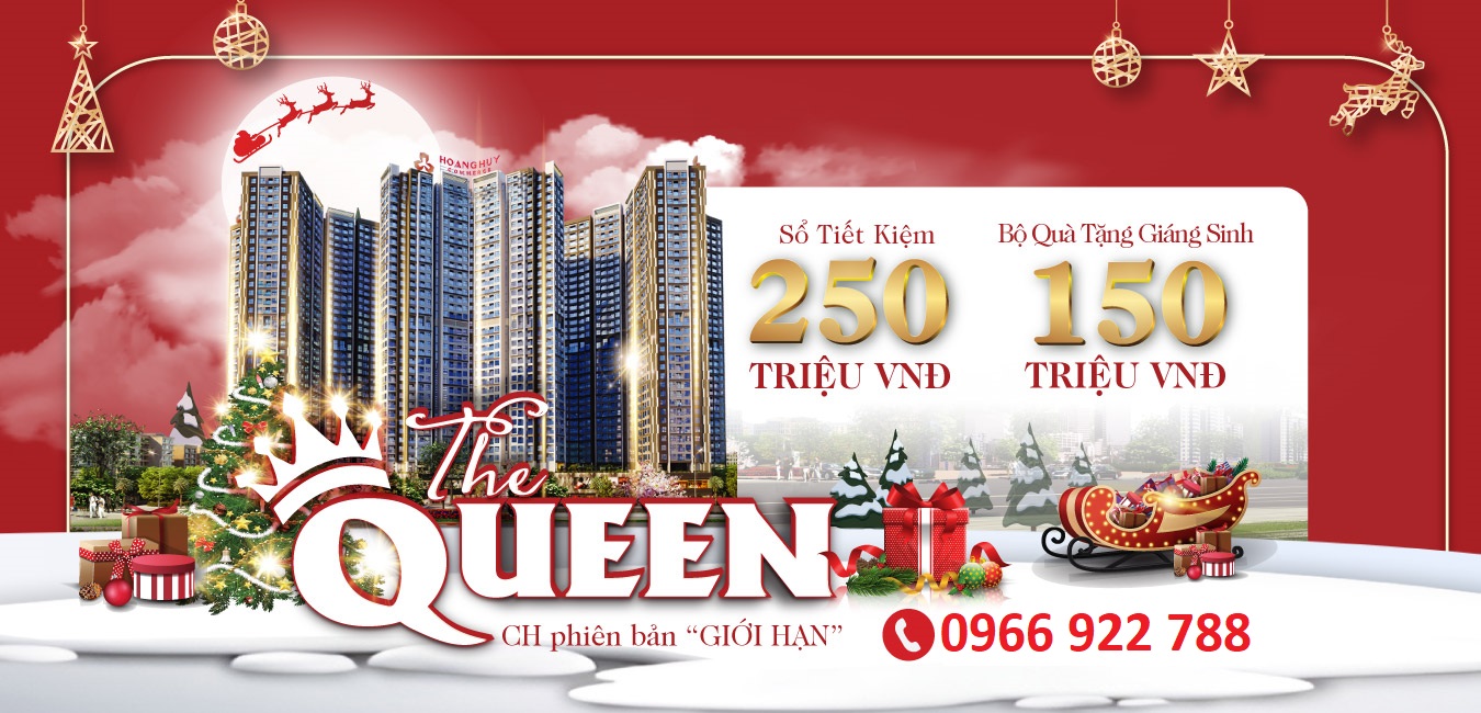 ĐÓN GIÁNG SINH 2023 cùng Hoàng Huy Commerce Hải Phòng 2 banner 1350x650 can ho the queen11 1