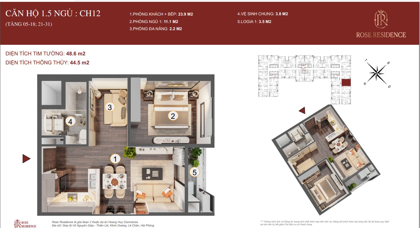 Hoàng Huy Rose Residence: Tổng Quan Dự Án 4 ch12